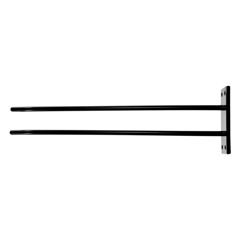 Glasbøjle til vægmontering - sort, 3 glas - Hippie de Luxe Glasbøjle til vægmontering - sort, 3 glas - Hippie de Luxe