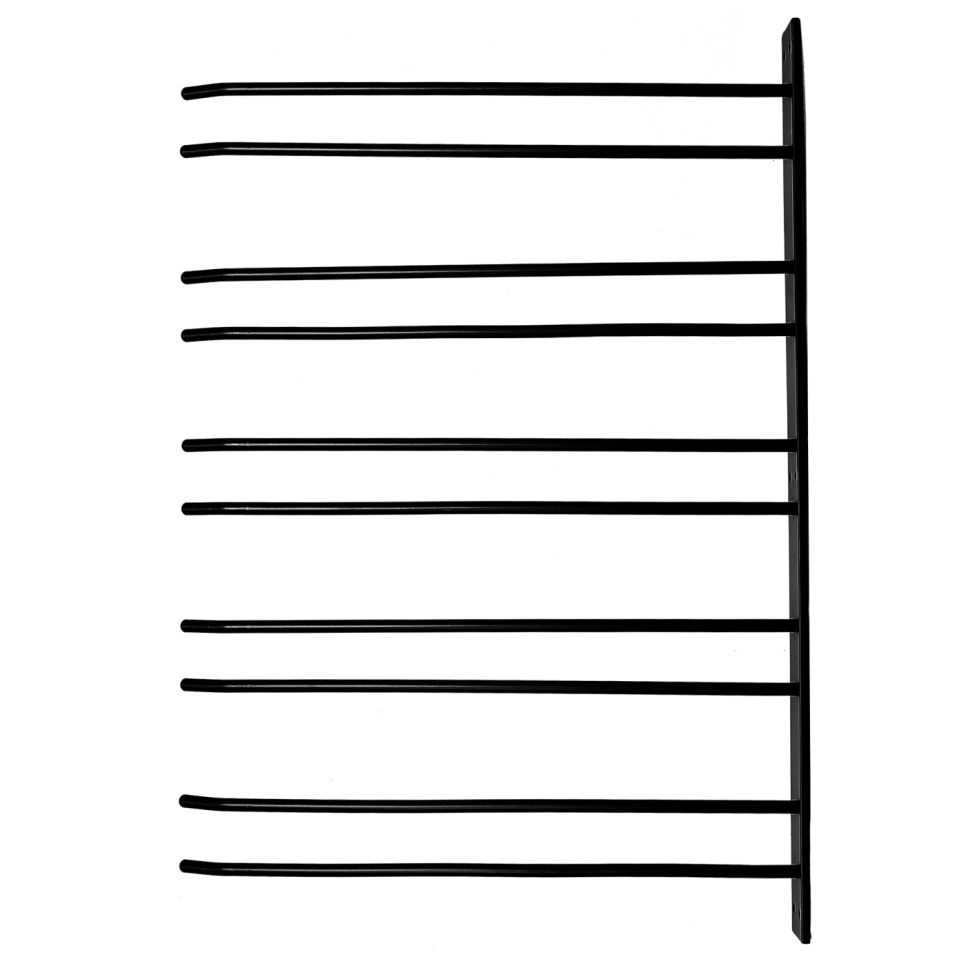 Glasbøjle til vægmontering - sort, 15 glas - Hippie de Luxe Glasbøjle til vægmontering - sort, 15 glas - Hippie de Luxe