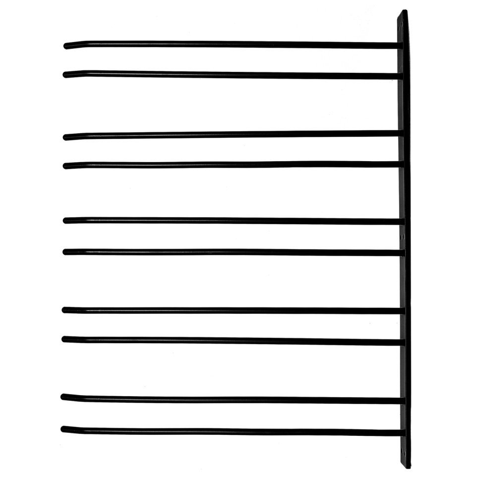 Glasbøjle til vægmontering - sort, 20 glas - Hippie de Luxe Glasbøjle til vægmontering - sort, 20 glas - Hippie de Luxe