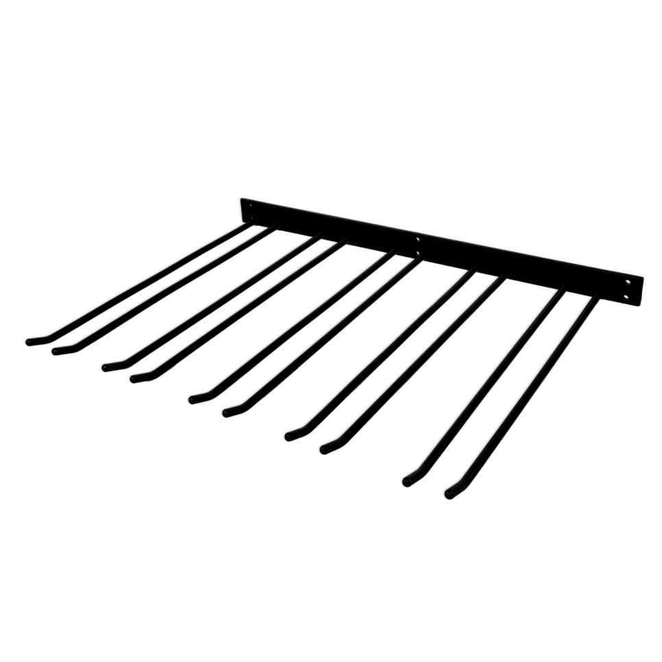 Glasbøjle til vægmontering - sort, 20 glas - Hippie de Luxe Glasbøjle til vægmontering - sort, 20 glas - Hippie de Luxe