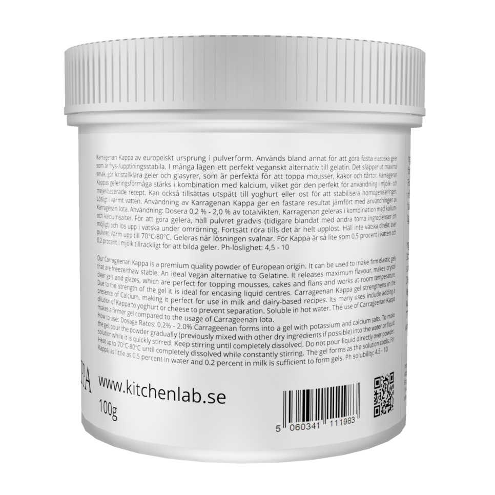 Carrageenan Kappa (E407) - The Kitchen Lab Carrageenan Kappa (E407) - The Kitchen Lab