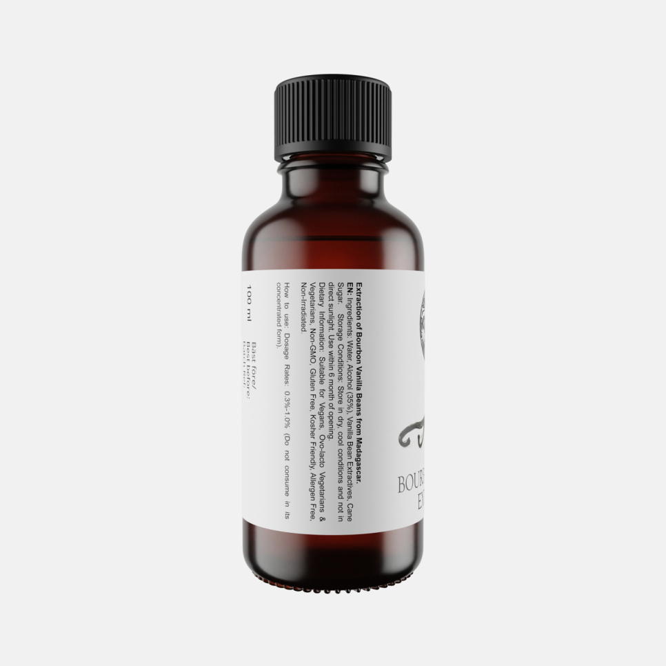 Bourbon-vaniljeekstrakt, 100 ml - The Kitchen Lab
