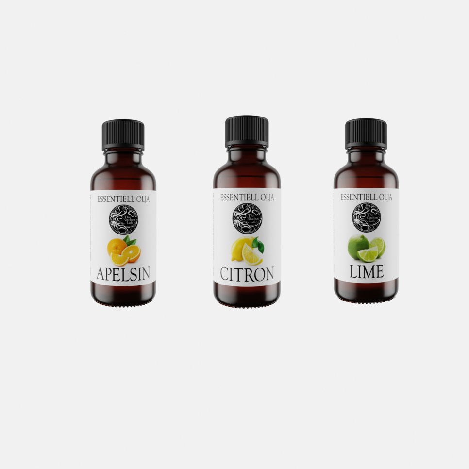 Æteriske aromaolier, 30 ml - The Kitchen Lab i gruppen Madlavning / Krydderier & Smagsstoffer hos The Kitchen Lab (1429-16779)