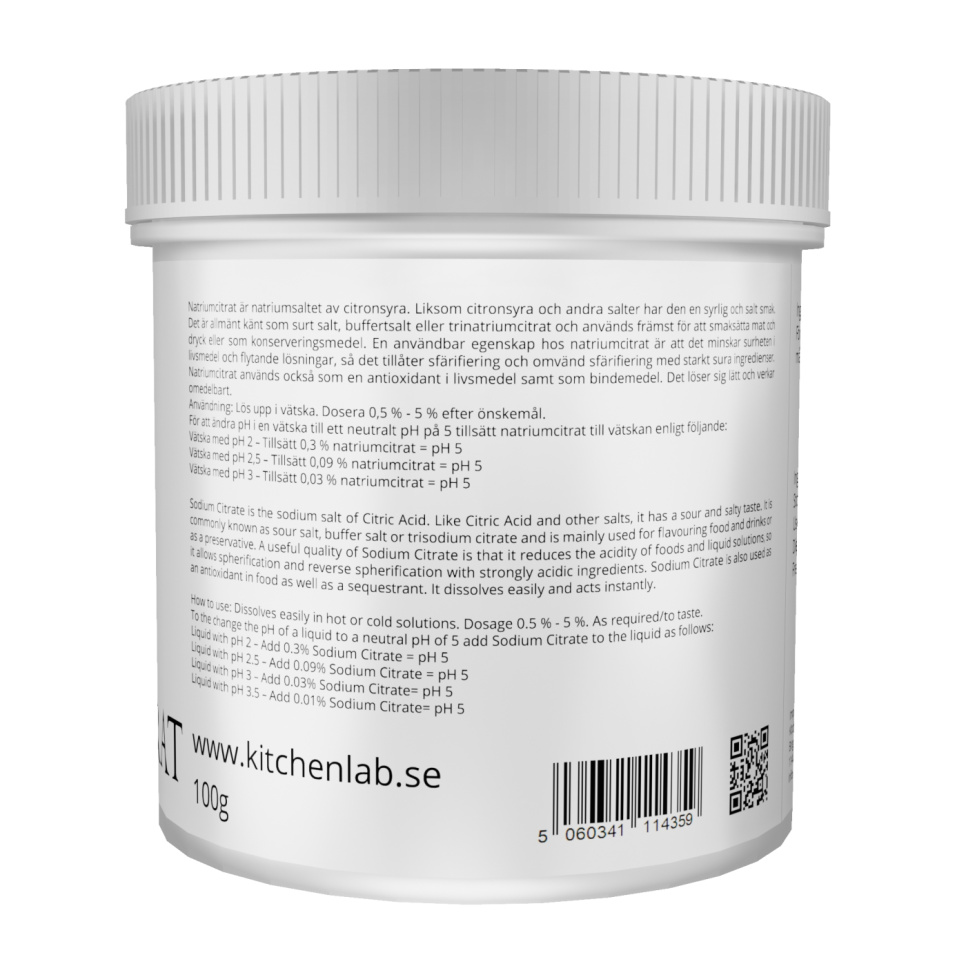 Natriumcitrat (E331) - The Kitchen Lab