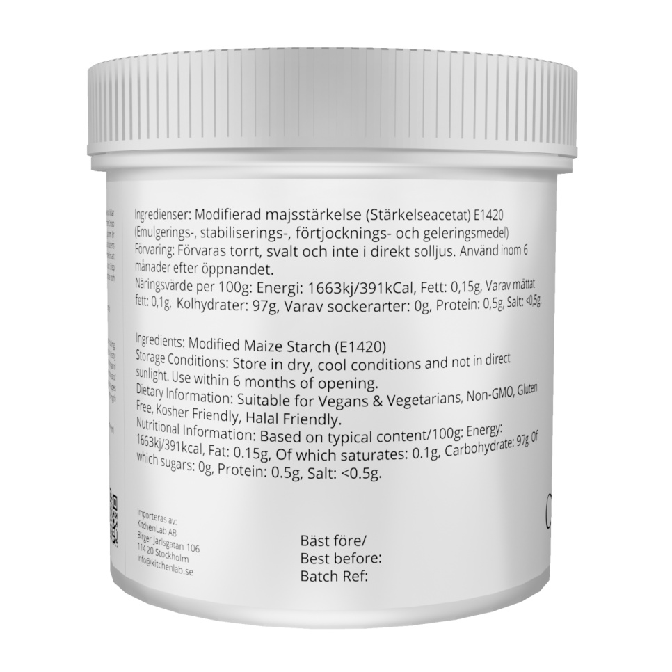 Crisp Film Pulver (E1420) - The Kitchen Lab