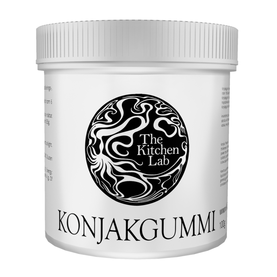 Konjac tyggegummi (E425) - The Kitchen Lab - 100 g i gruppen Madlavning / Molekylær madlavning / Molekylære ingredienser hos The Kitchen Lab (1429-27693)