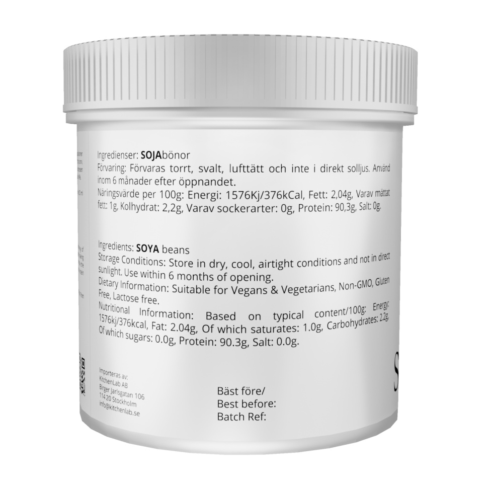 Sojaprotein - The Kitchen Lab Sojaprotein - The Kitchen Lab