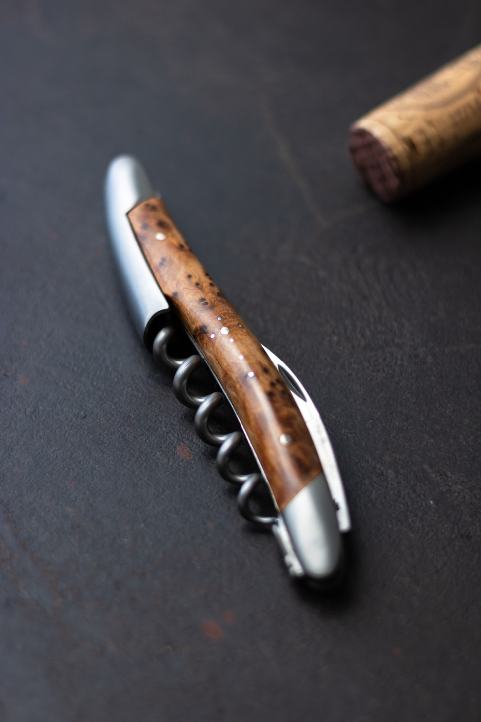 Tuja sommelierkniv, poleret, Tradition - Forge de Laguiole Tuja sommelierkniv, poleret, Tradition - Forge de Laguiole