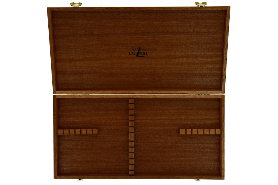 Opbevaringsboks 05 til 24 bestik, Sapele-træ - Forge de Laguiole Opbevaringsboks 05 til 24 bestik, Sapele-træ - Forge de Laguiole