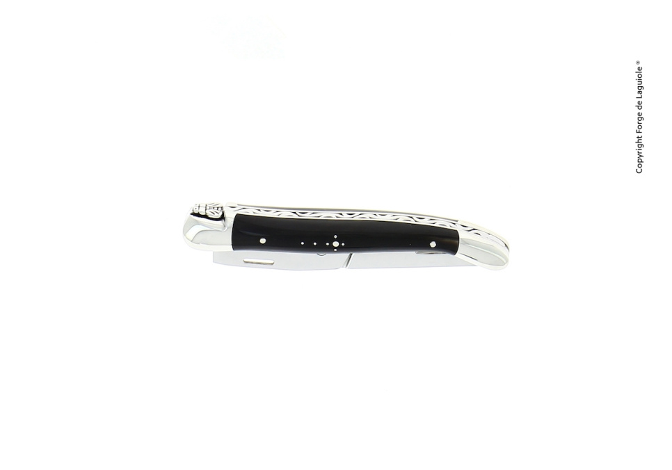 Cigarslukker, håndtag i mørkt horn, poleret - Forge de Laguiole