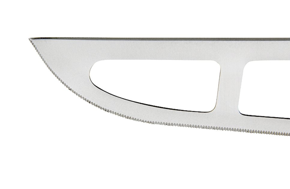 Ostekniv, håndtag i ibenholt, poleret, R. Barthélemy - Forge de Laguiole