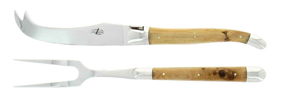 Ostesæt, håndtag af En, skinnende, Tradition - Forge de Laguiole i gruppen Madlavning / Køkkenknive / Osteknive hos The Kitchen Lab (1446-32879)