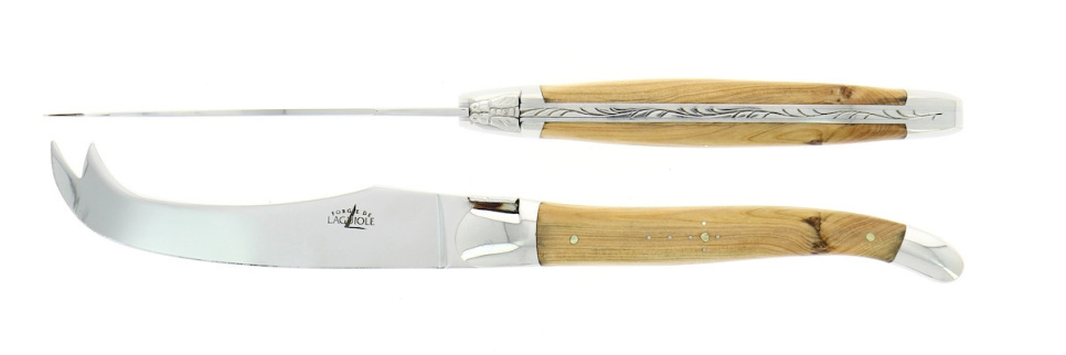 Ostesæt, håndtag af En, skinnende, Tradition - Forge de Laguiole