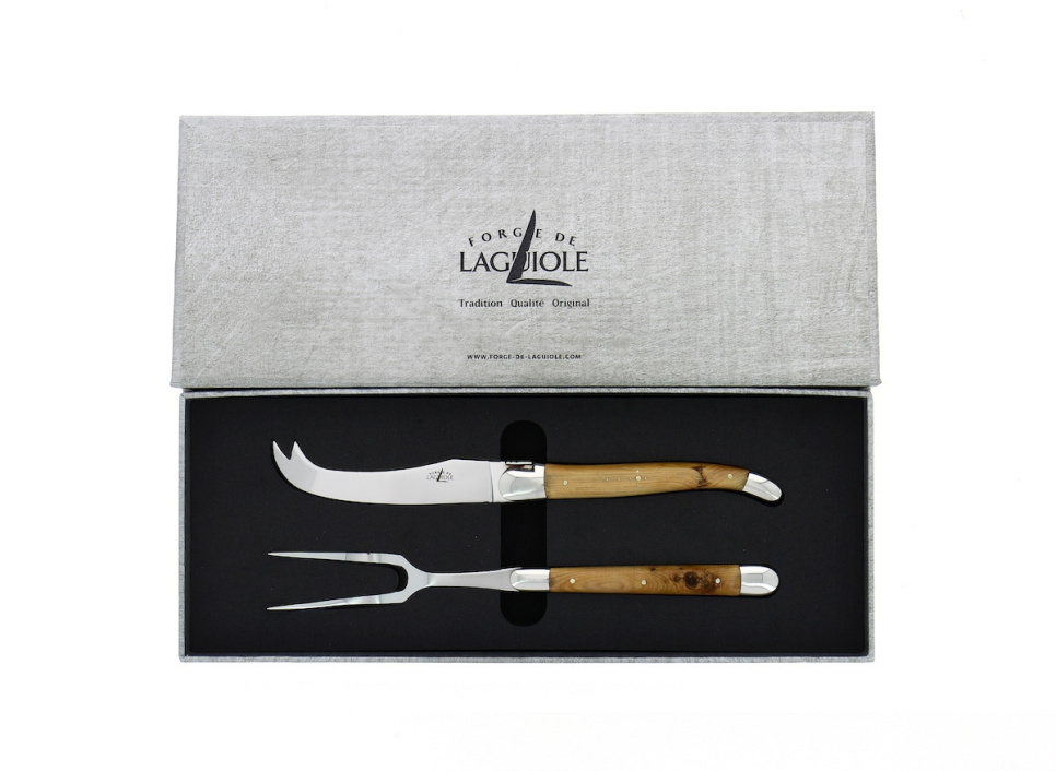 Ostesæt, håndtag af En, skinnende, Tradition - Forge de Laguiole