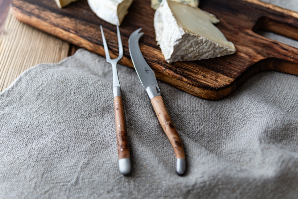 Ostesæt, håndtag af En, skinnende, Tradition - Forge de Laguiole