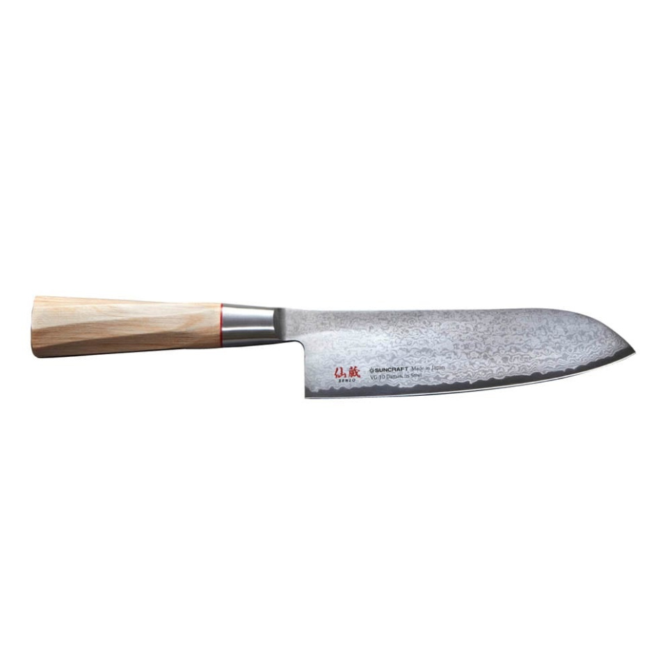 Santoku, 16,5 cm - Suncraft Swirl i gruppen Madlavning / Køkkenknive / Santoku knive hos The Kitchen Lab (1450-25148)