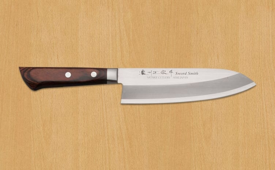 Santoku, 17 cm - Clad i gruppen Madlavning / Køkkenknive / Knive til alle formål hos The Kitchen Lab (1450-25157)