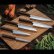 Santoku 14,3 cm, Senzo Retro - Suncraft
