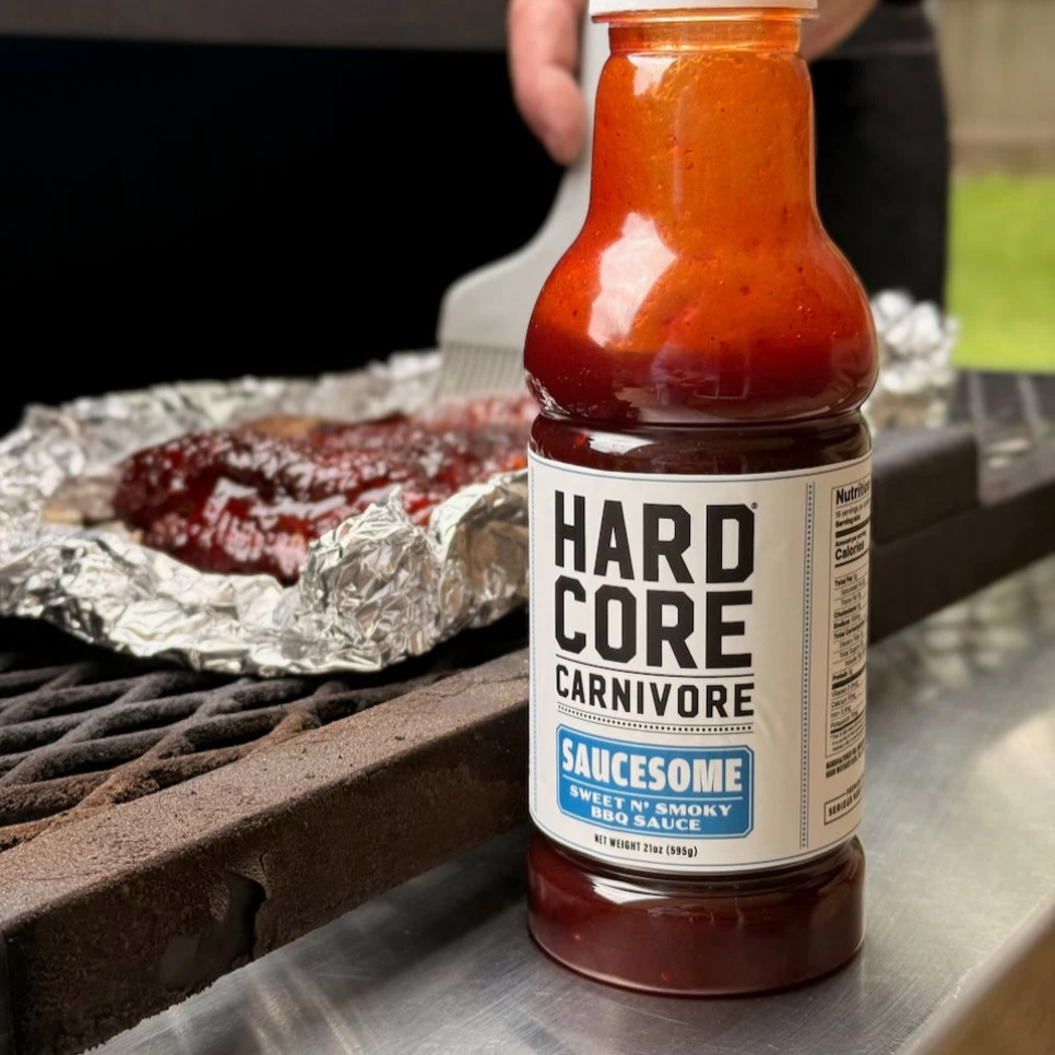 Saucesome BBQ-sauce, 595gr - Hardcore Carnivore i gruppen Madlavning / Krydderier & Smagsstoffer / Krydderier hos The Kitchen Lab (1451-31750)
