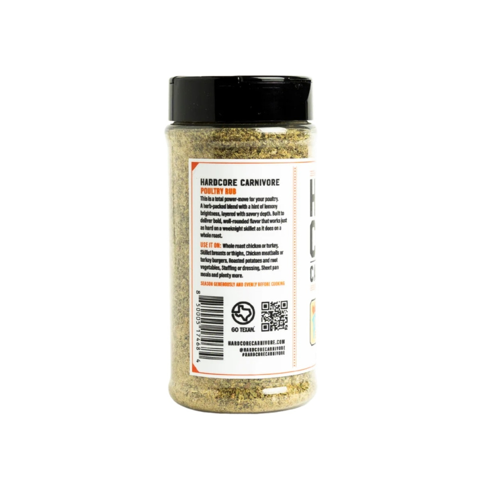 Poultry Rub, 283 g - Hardcore Carnivore
