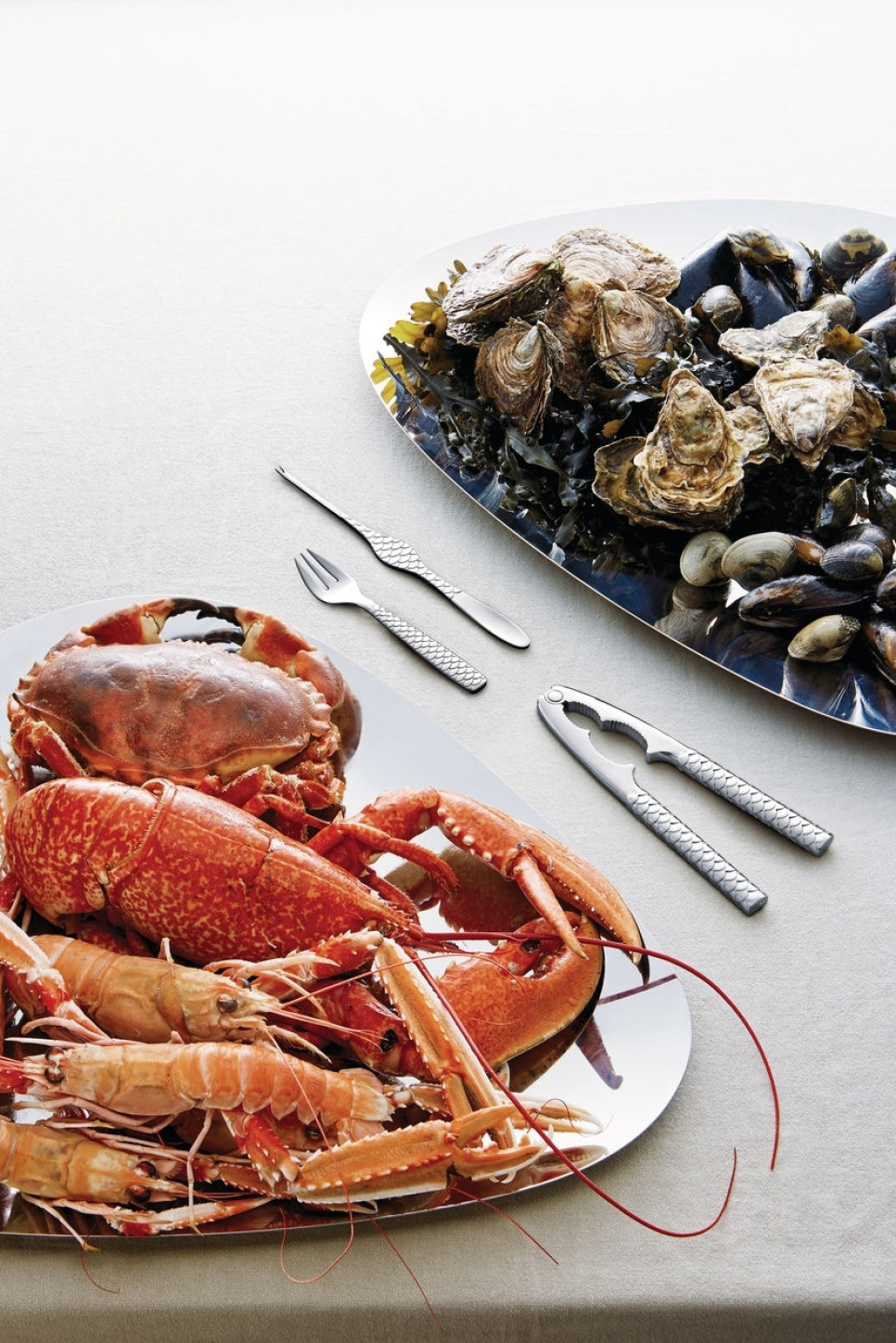 Fisk- og skaldyrsbestik, Colombina Fish, 4-pak-Alessi