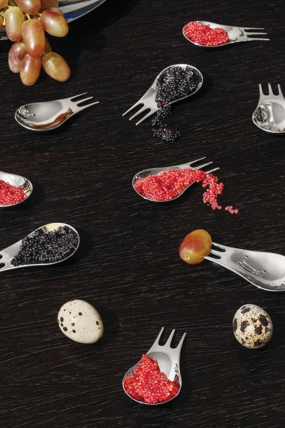 Moscardino, bestik til snacks, tapas og aperitivo, 4-pak - Alessi