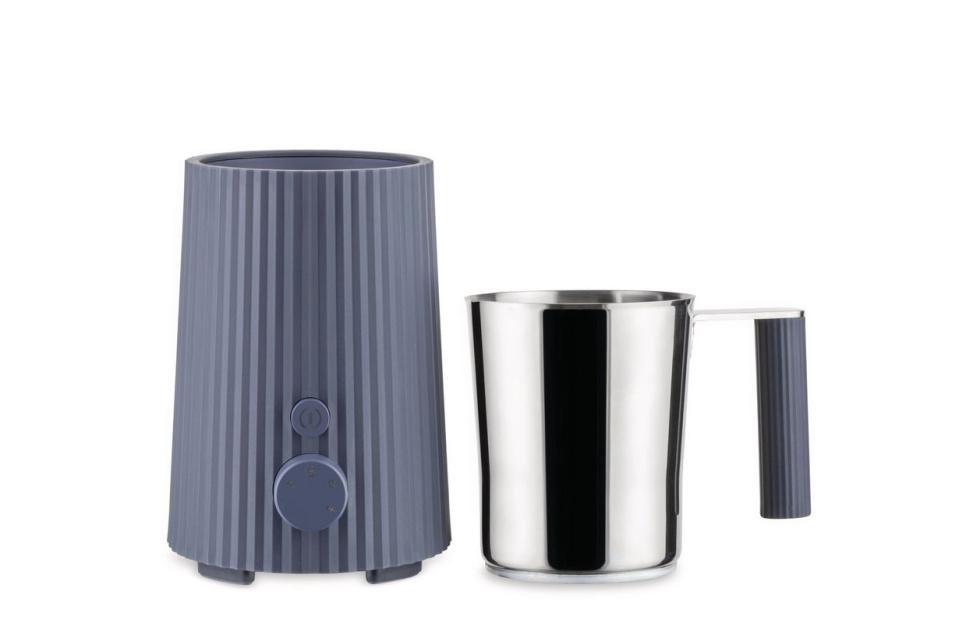 Mælkeskummer, Plissé, Grå - Alessi i gruppen Te & Kaffe / Kaffe tilbehør / Mælkeskummer hos The Kitchen Lab (1466-31429)