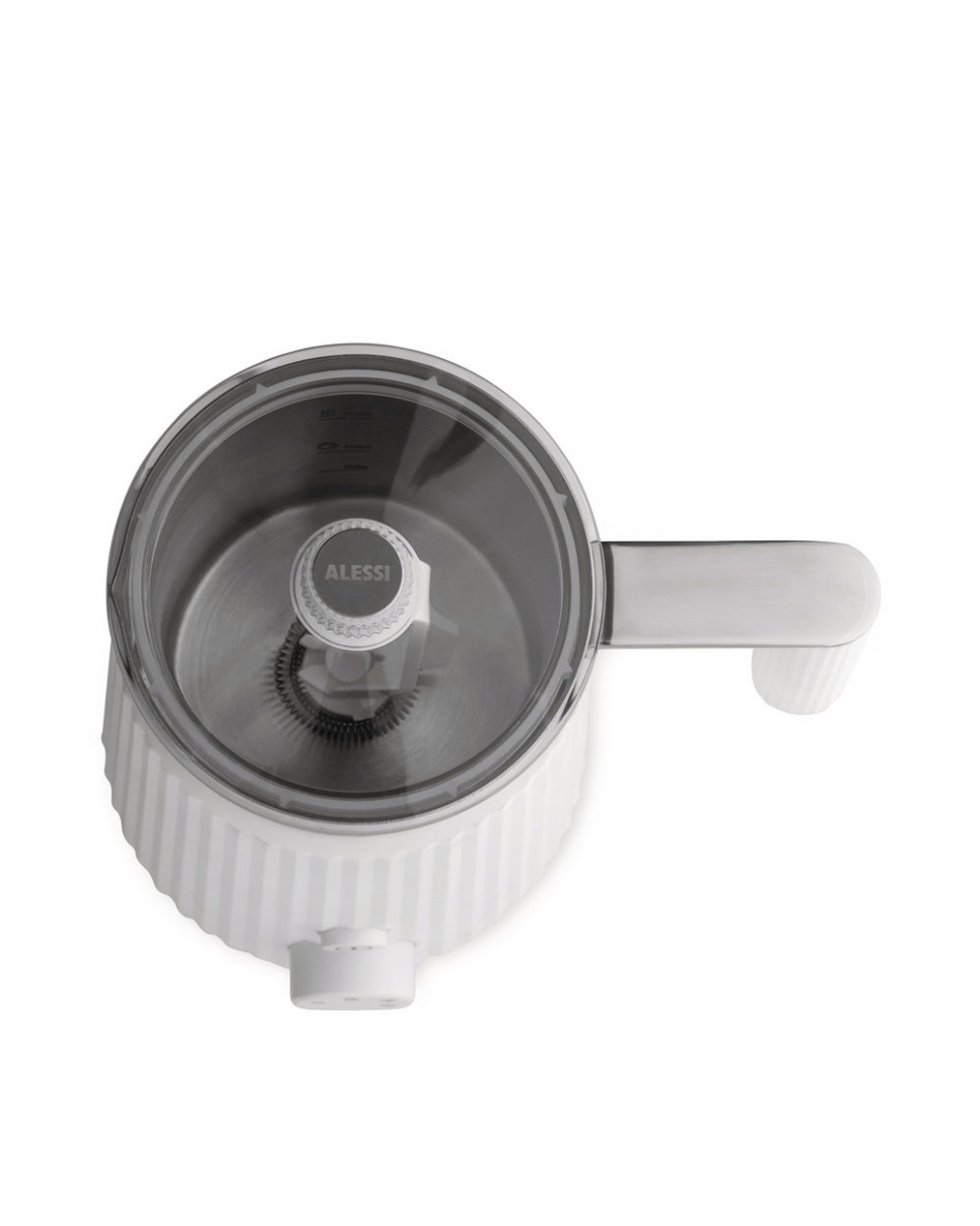 Mælkeskummer, Plissé, Hvid - Alessi