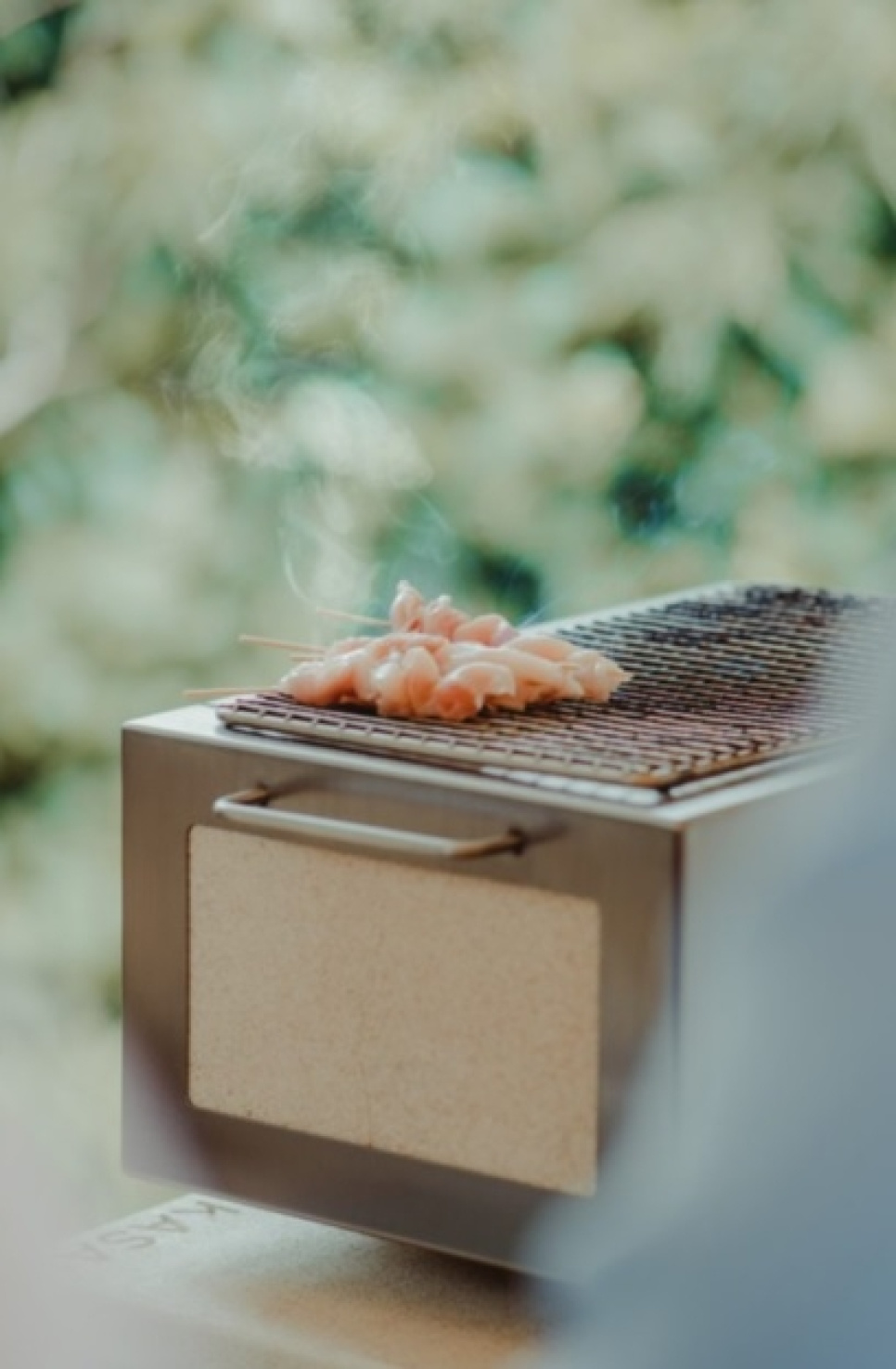 Bordgrill/konogrill med ramme i rustfrit stål, Lille 40 x 26 cm - Kasai Bordgrill/konogrill med ramme i rustfrit stål, Lille 40 x 26 cm - Kasai