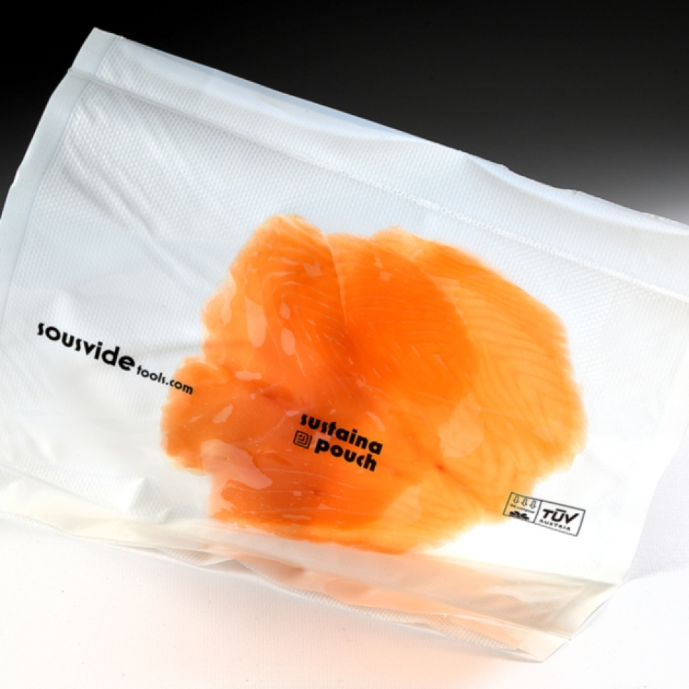 Komposterbare vakuumposer til sous vide på rulle, 20 cm x 5 m - SousVideTools Komposterbare vakuumposer til sous vide på rulle, 20 cm x 5 m - SousVideTools