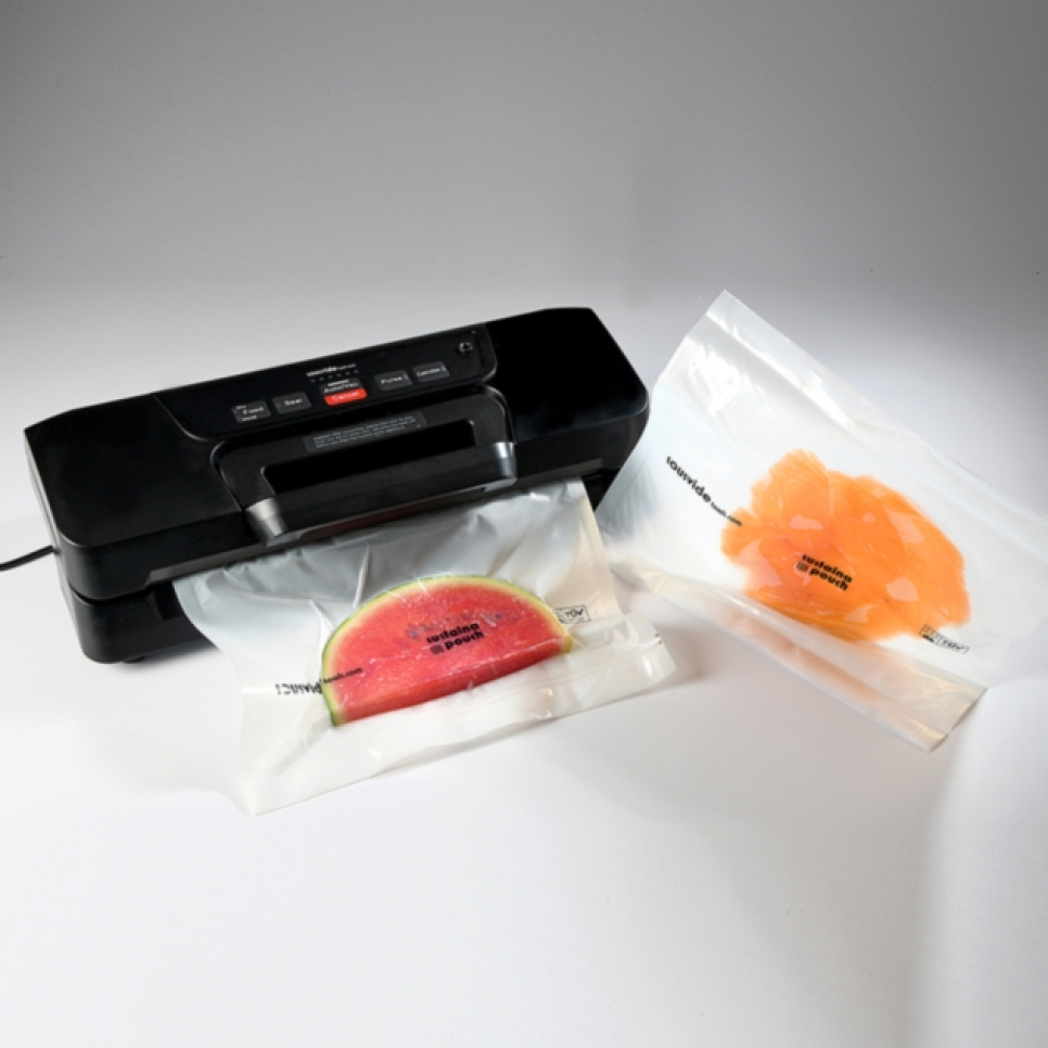 Komposterbare vakuumposer til sous vide på rulle, 20 cm x 5 m - SousVideTools Komposterbare vakuumposer til sous vide på rulle, 20 cm x 5 m - SousVideTools