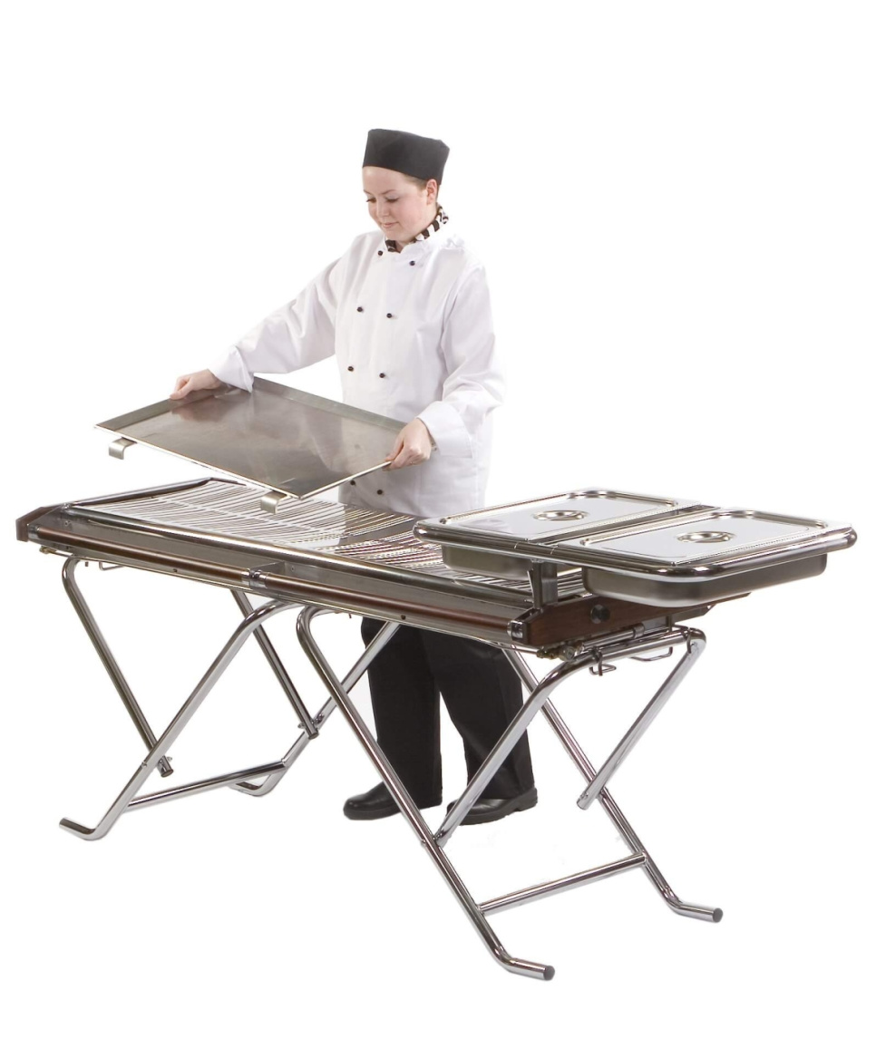 Stativ til TG160 Classic til GN-kantine, 2 x 1/1 - Cinders Stativ til TG160 Classic til GN-kantine, 2 x 1/1 - Cinders