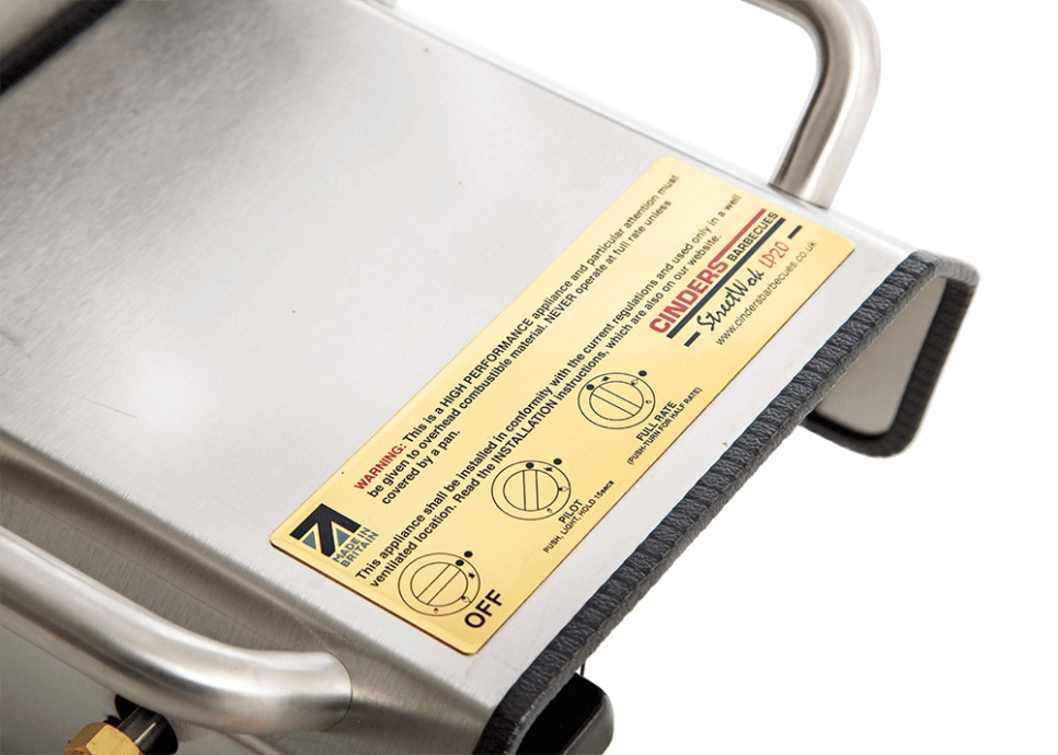 Gasbrænder, StreetWok LP20 - Cinders Gasbrænder, StreetWok LP20 - Cinders