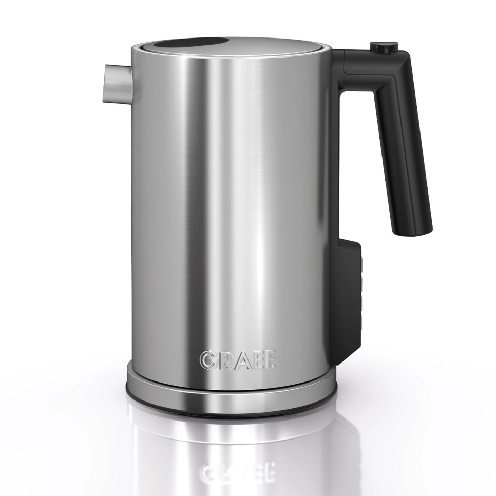 Kedel med temperaturindstilling 1,2 L, Rustfrit stål - Graef i gruppen Køkkenmaskiner / Varme & Koge / Kedel hos The Kitchen Lab (1520-31761)