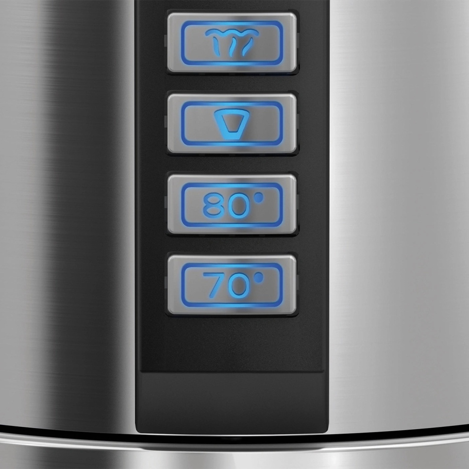 Kedel med temperaturindstilling 1,2 L, Rustfrit stål - Graef