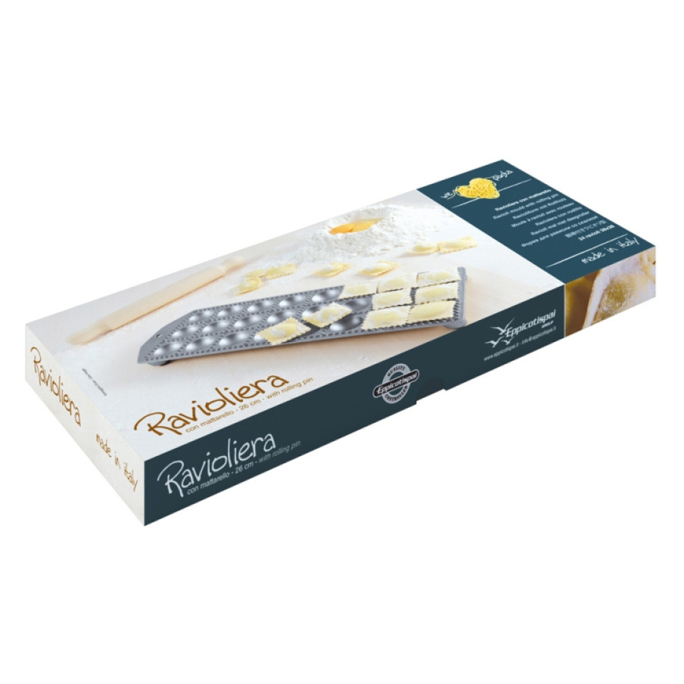 Ravioli-form med kagerulle, 24 stykker - Eppicotispai Ravioli-form med kagerulle, 24 stykker - Eppicotispai