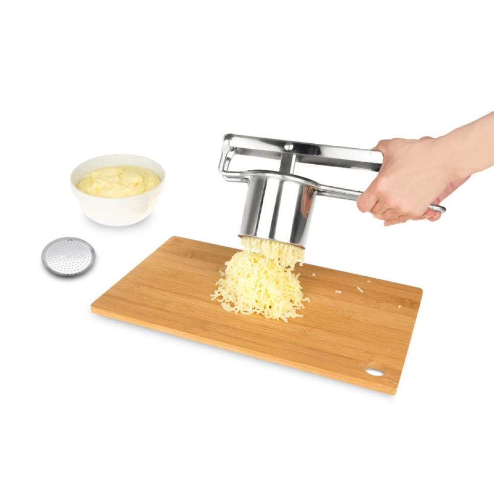 Kartoffelpresse med fire indsatser - iGenietti Kartoffelpresse med fire indsatser - iGenietti