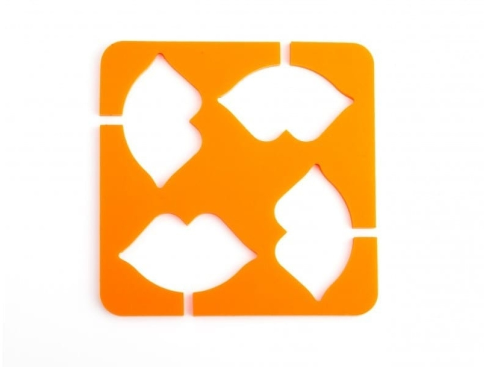 Silikoneform, Lollipops læber - 100% Chef