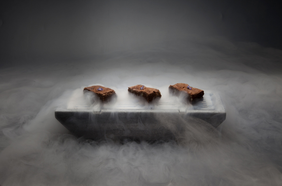 Isgrill til servering med flydende nitrogen eller kulsyreis - 100% Chef Isgrill til servering med flydende nitrogen eller kulsyreis - 100% Chef