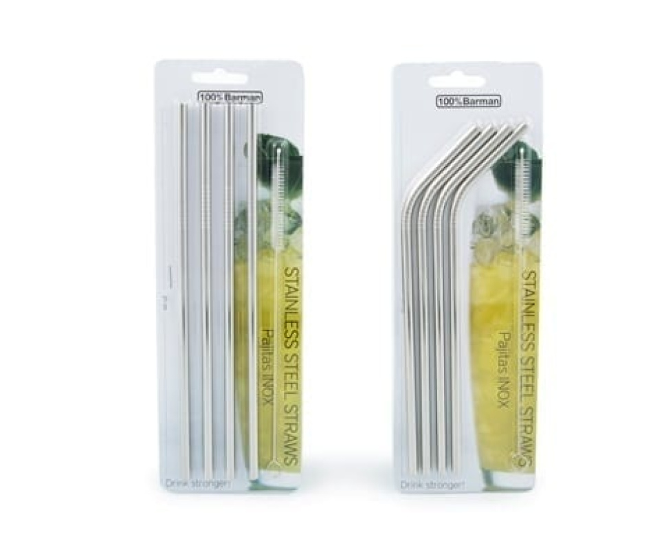 Sugerør - Sugerør i rustfrit stål - 100% Chef