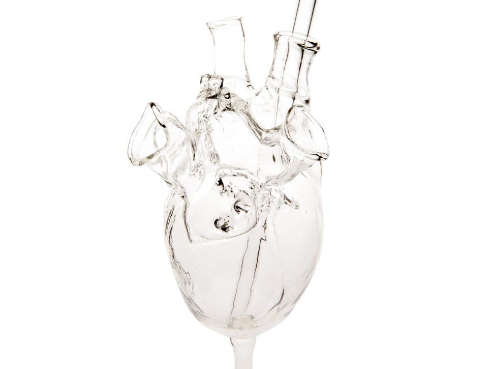 Cocktailglas, anatomisk hjerte - 100% Chef Cocktailglas, anatomisk hjerte - 100% Chef