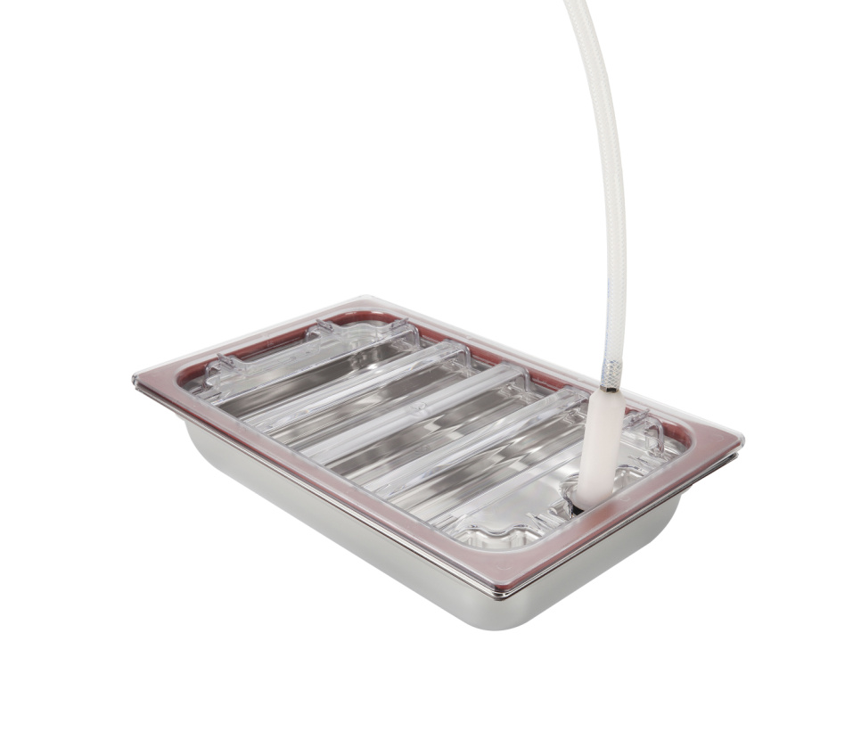 BrickVac, hermetisk låg med vakuumventil til kantine - 100% Chef BrickVac, hermetisk låg med vakuumventil til kantine - 100% Chef