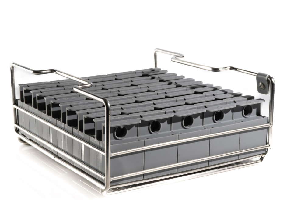 Formsæt med 24 silikoneforme, 4 x 4 x 10 cm rektangler til Alinia Klarismaskine - 100% Chef i gruppen Køkkenmaskiner / Køler & fryser / Ismaskiner hos The Kitchen Lab (1532-31047)