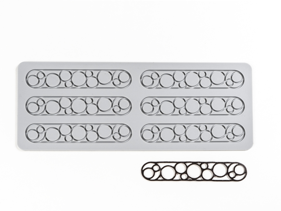 Silikoneform til Tuille, Bubbles - 100% Chef i gruppen Bagning / Bageforme / Silikone forme hos The Kitchen Lab (1532-31057)