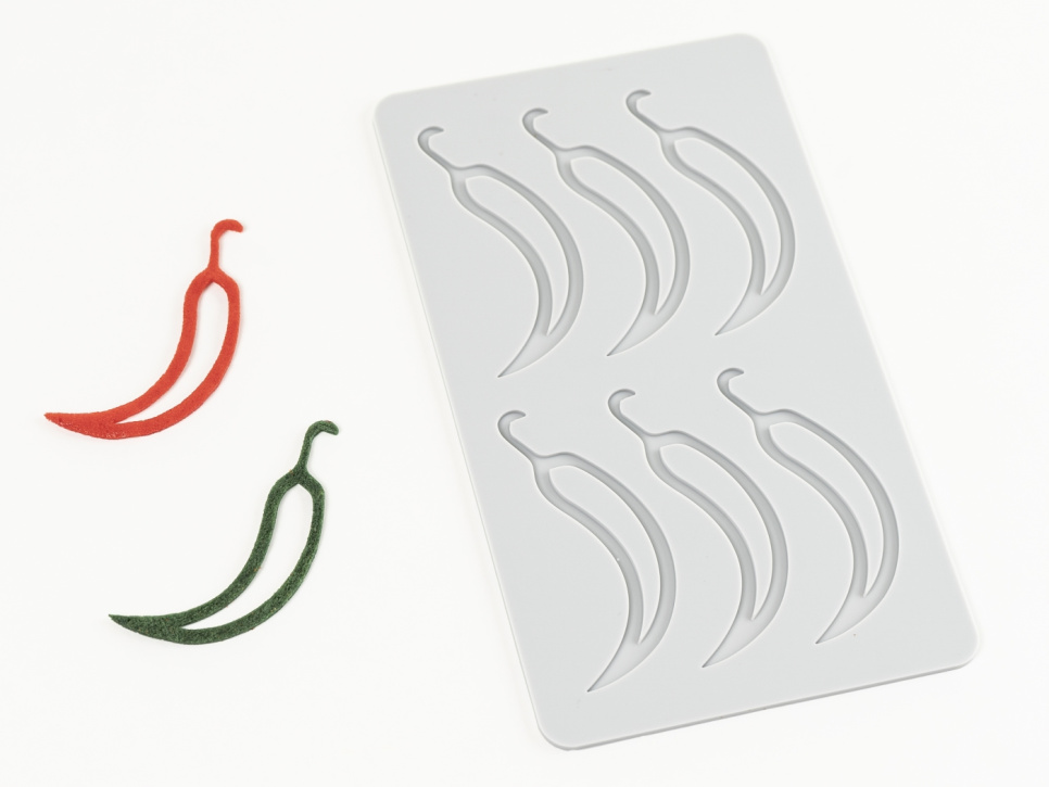 Silikoneform til Tuille, Chili - 100% Chef i gruppen Bagning / Bageforme / Silikone forme hos The Kitchen Lab (1532-31063)