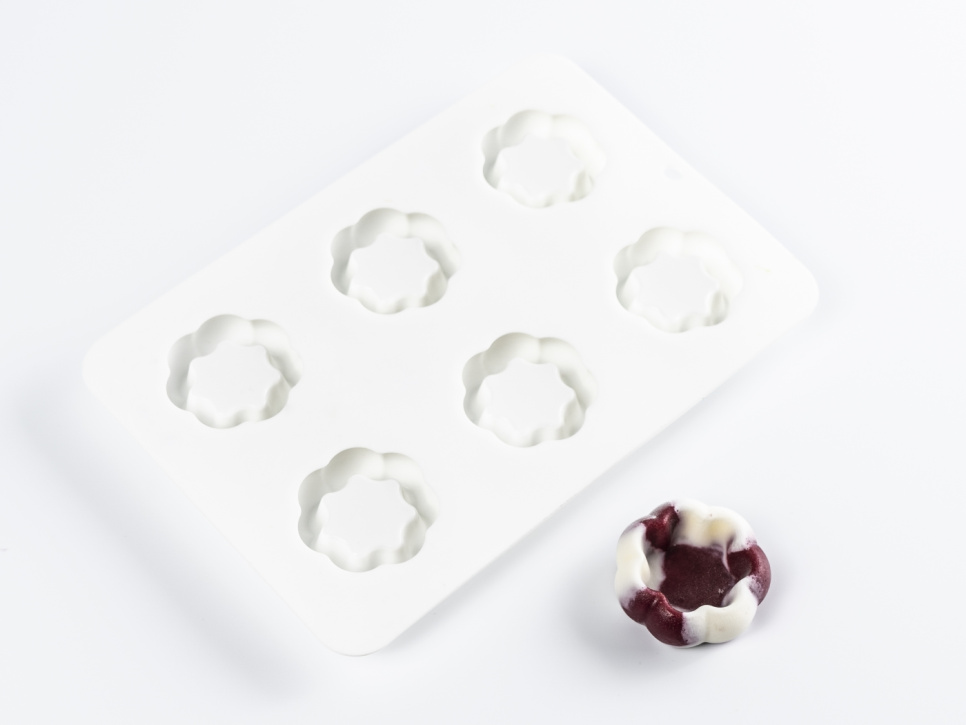 Silikoneform til dekoration, blomsterskål - 100% Chef i gruppen Bagning / Bageforme / Silikone forme hos The Kitchen Lab (1532-31070)