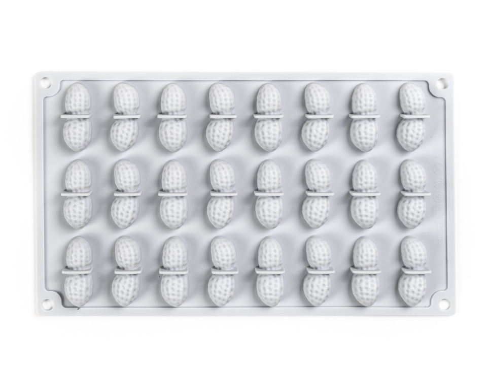 Silikoneform til dekoration, Peanut - 100% Chef