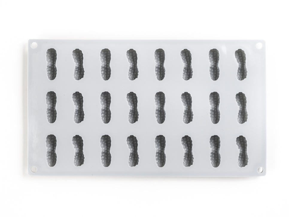 Silikoneform til dekoration, Peanut - 100% Chef