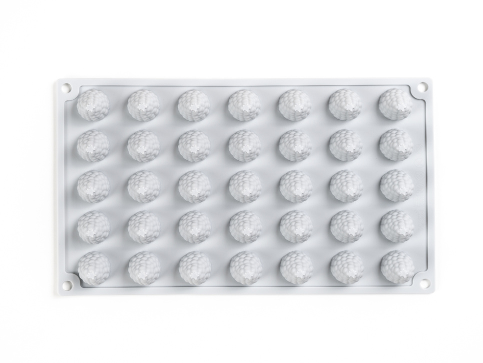 Silikoneform til dekoration, Hindbær - 100% Chef