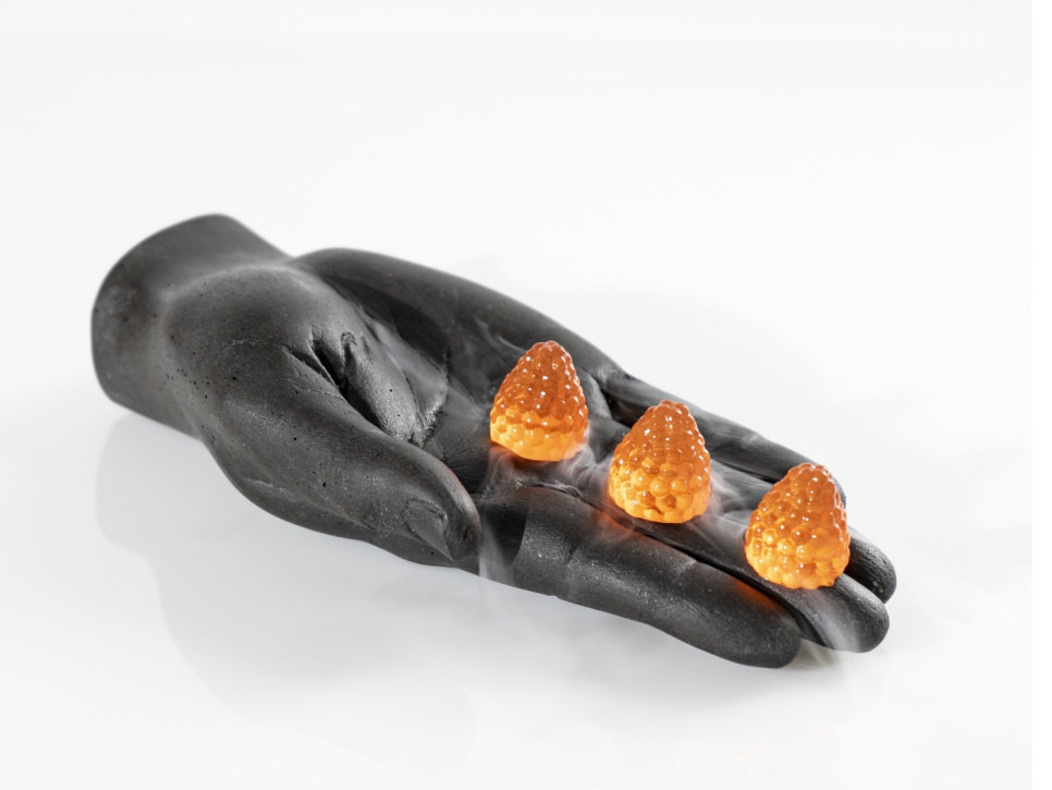 Silikoneform til dekoration, Hindbær - 100% Chef